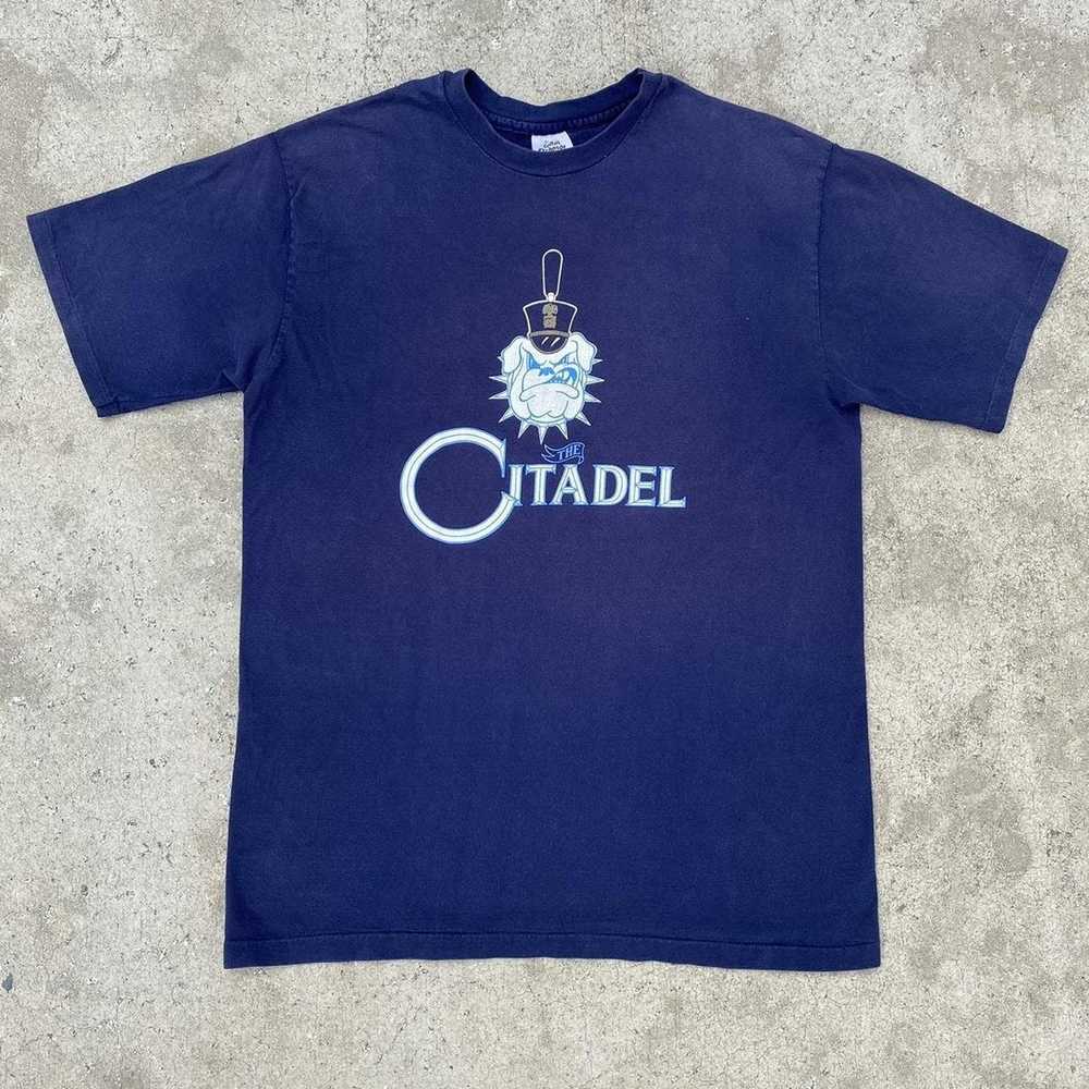 Vintage VINTAGE 1990s THE CITADEL T SHIRT - image 1