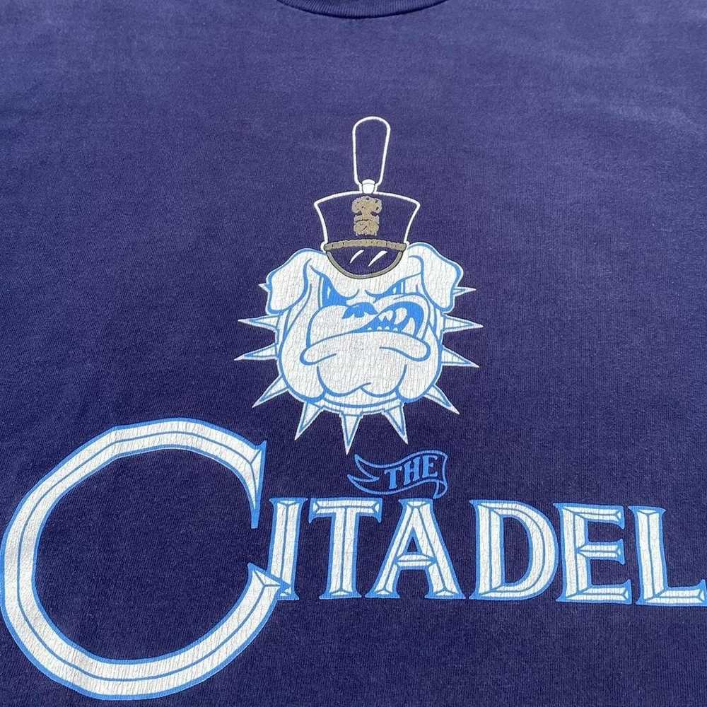 Vintage VINTAGE 1990s THE CITADEL T SHIRT - image 3