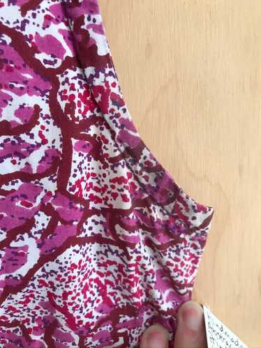 Magenta Abstract Print Dress (L)