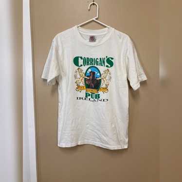 Vintage 1990 Oneita Corrigan’s Pub T-Shirt - image 1