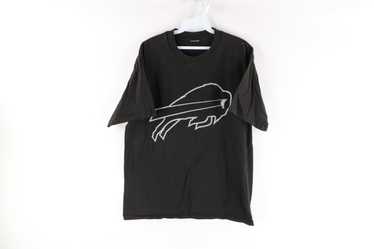 Vintage NFL Buffalo Bills Shirt All Over Print Black Crewneck - Teeholly