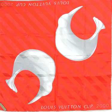 LOUIS VUITTON LOUIS VUITTON straw hat M76763 Straw silk Off White Sky Blue  Used mens M76763
