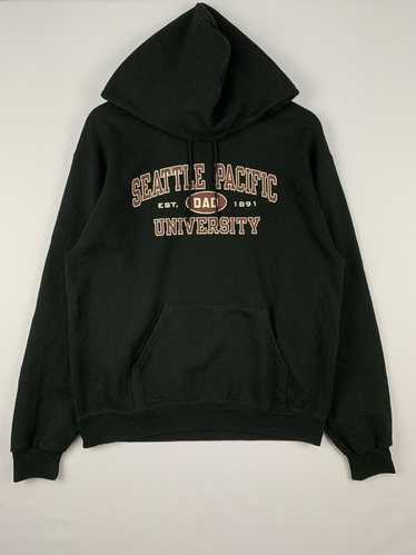 American college black hoodie - Gem