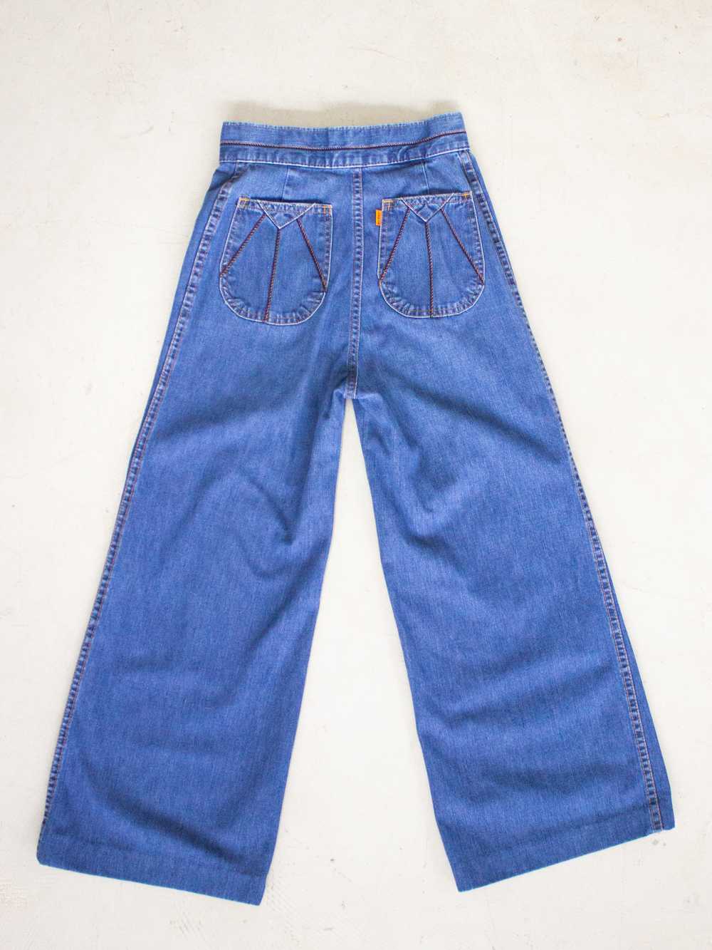 1970's Levis' Orange Tab Flared Jeans with Back Pocke… - Gem