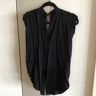 Helmut Lang Sleeveless Button Down With Open Back - image 1