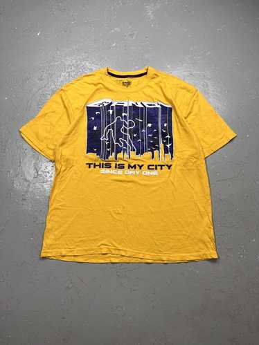 Streetwear And1 Graphic Tee Size XXL Yellow Purple