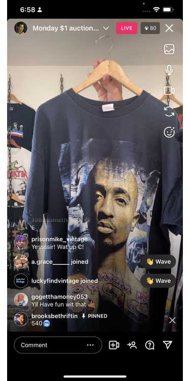 2Pac rap tee (secondhand)