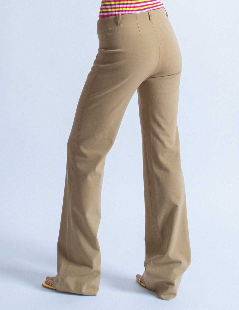 Plein Sud vintage khaki wool blend trousers - image 5