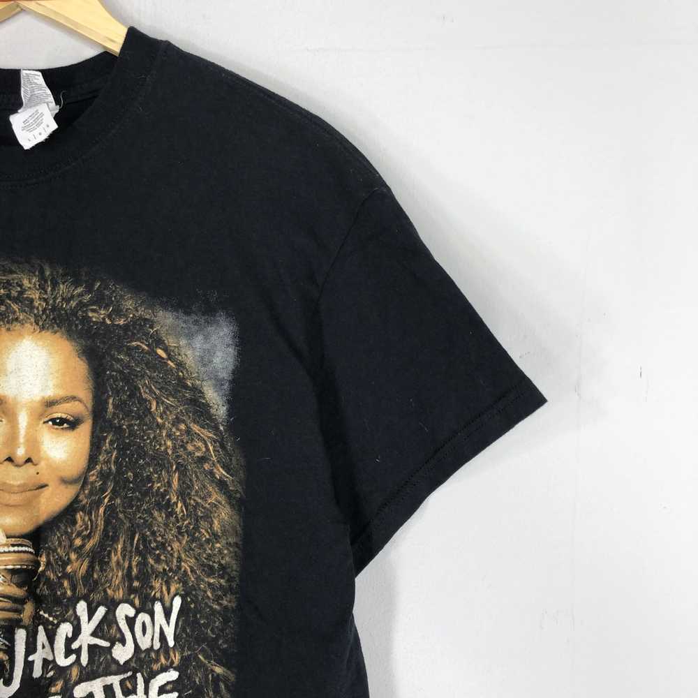 Gildan × Vintage Janet Jackson Tour T Shirt Big I… - image 4