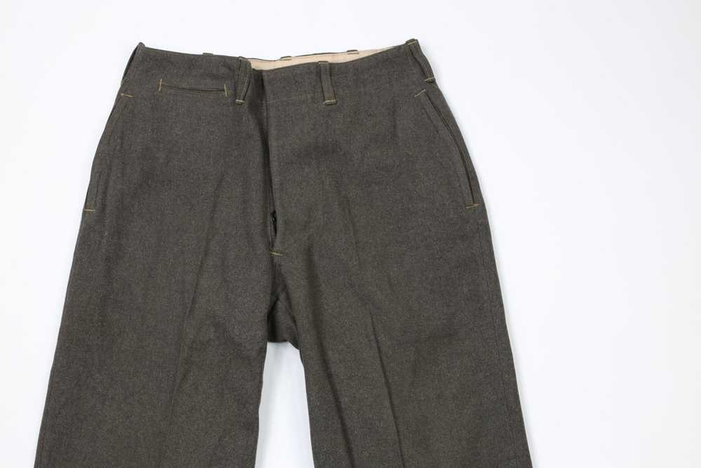 Vintage Vintage 40s WWII Fly Wool Wide Leg Pants … - image 2