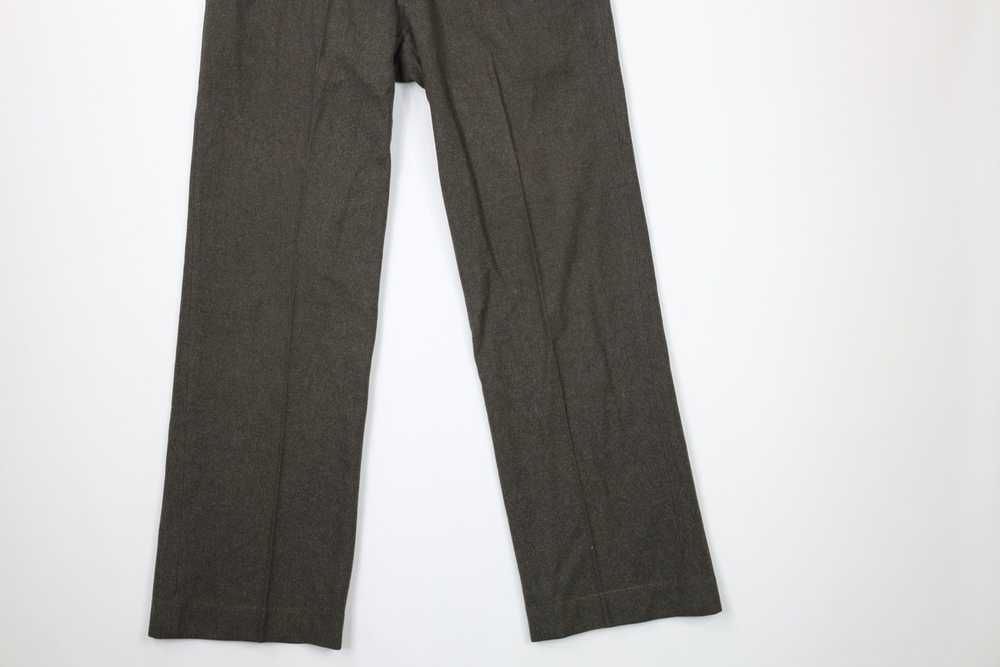 Vintage Vintage 40s WWII Fly Wool Wide Leg Pants … - image 3