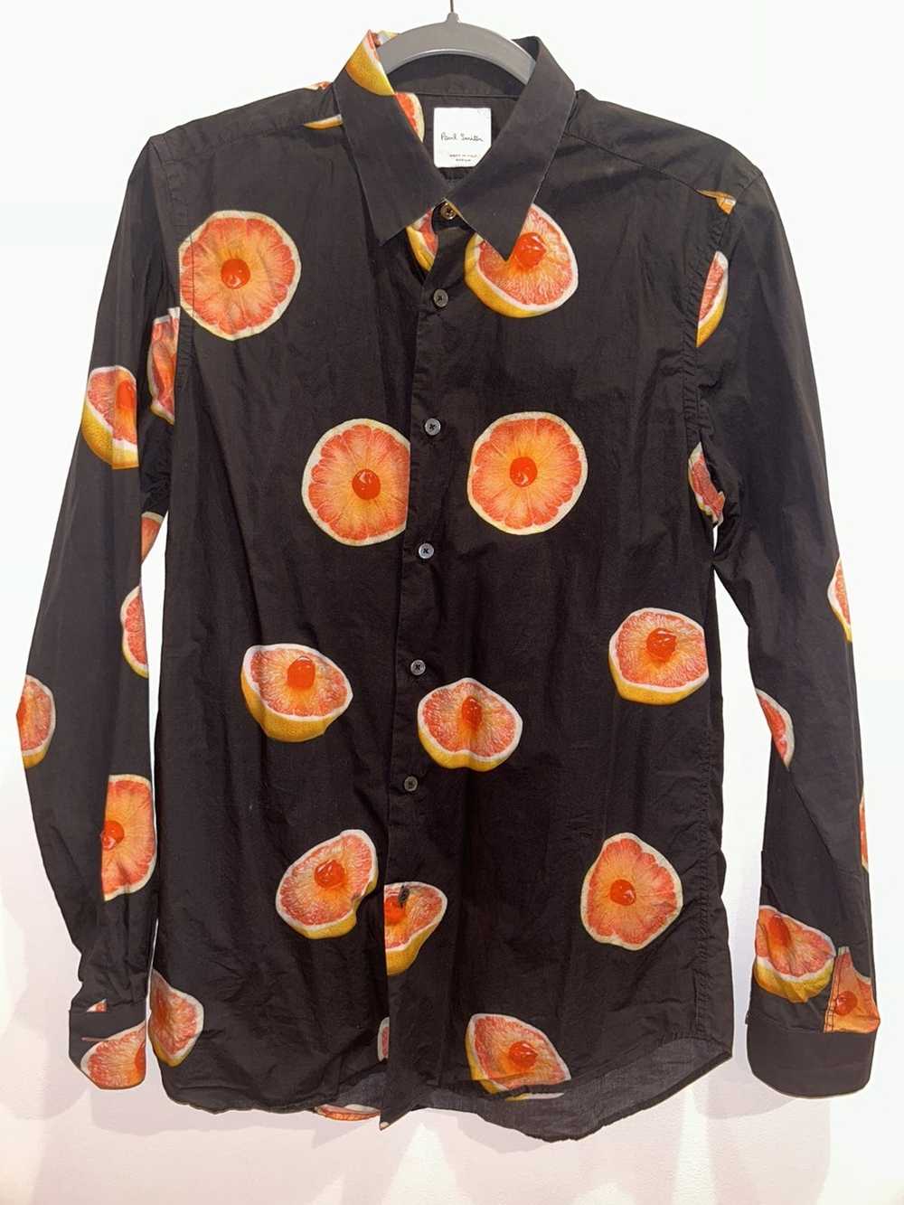 Paul Smith Grapefruit Print Button Down - image 1