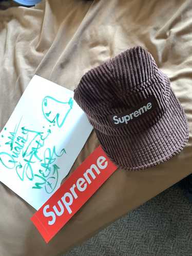 Supreme Corduroy Camp Cap Blue - SS16 - US