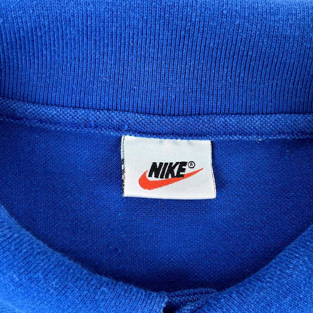 Nike Vintage Nike Polo Shirt Small Blue Challenge… - image 5