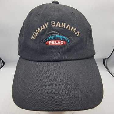 Tommy Bahama Hat Cap Bungalow Brand Blue Green Relax Strapback Marlin 