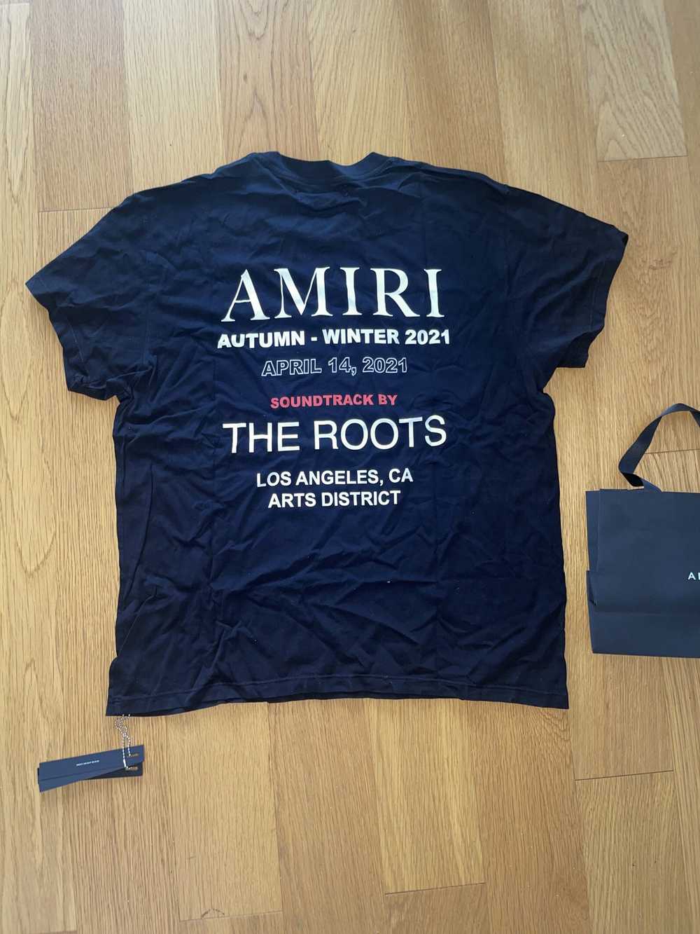 Amiri Amiri show invite Tee " The Roots " - Limit… - image 2