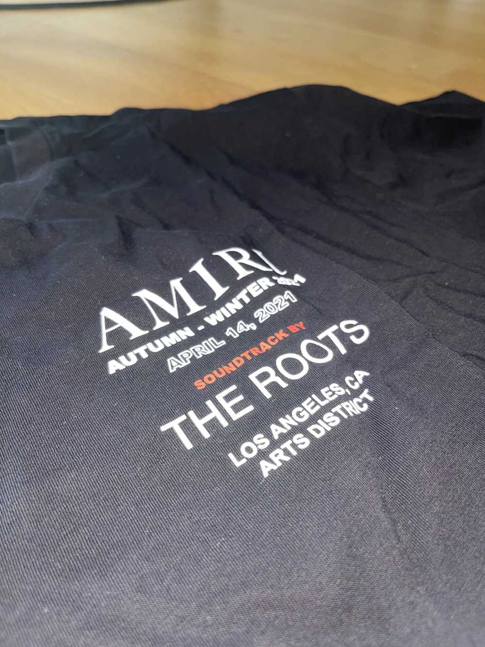 Amiri Amiri show invite Tee " The Roots " - Limit… - image 3