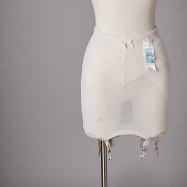 Rago Women's Plus-Size High Waist Open Bottom Girdle with Zipper