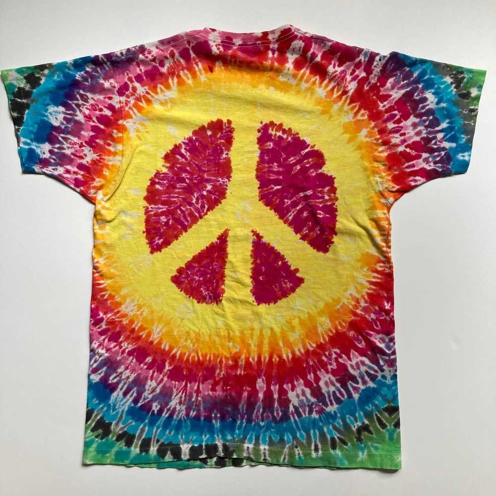 Made In Usa × Vintage vintage '80s Peace tie dye … - image 3