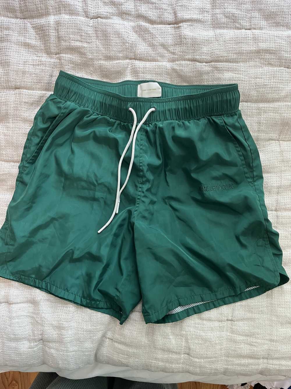 Aime Leon Dore ALD Green Swim Shorts (S) - image 2