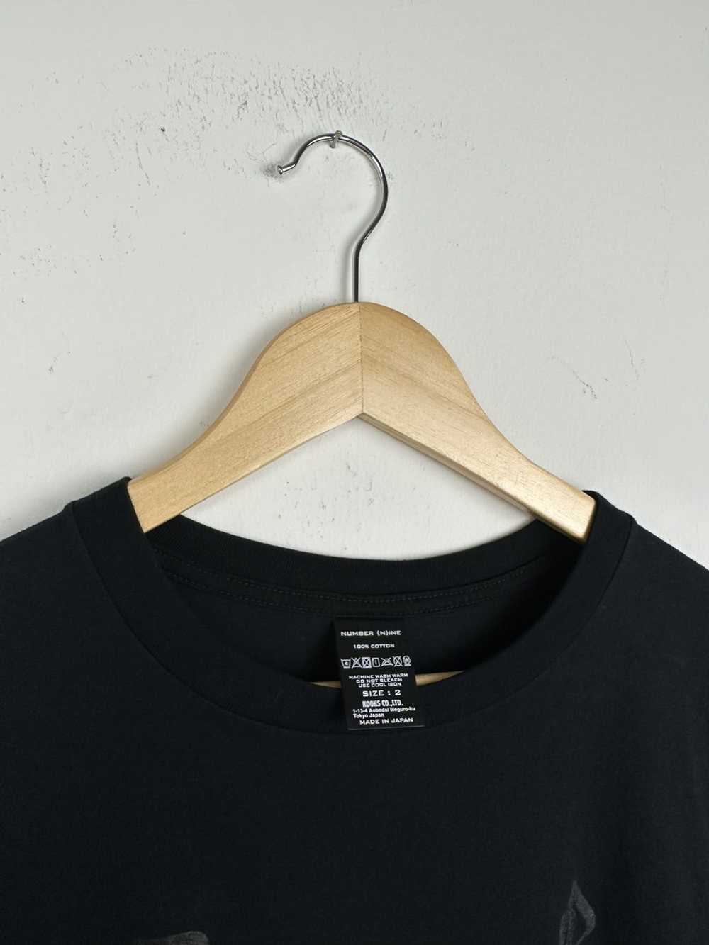 Number (N)ine Number (N)ine Slayer Black Tee size… - image 3