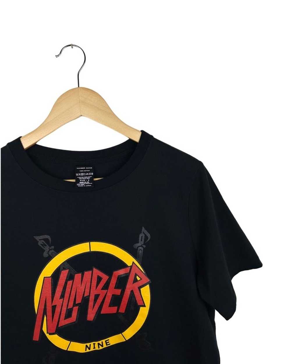 Number (N)ine Number (N)ine Slayer Black Tee size… - image 5