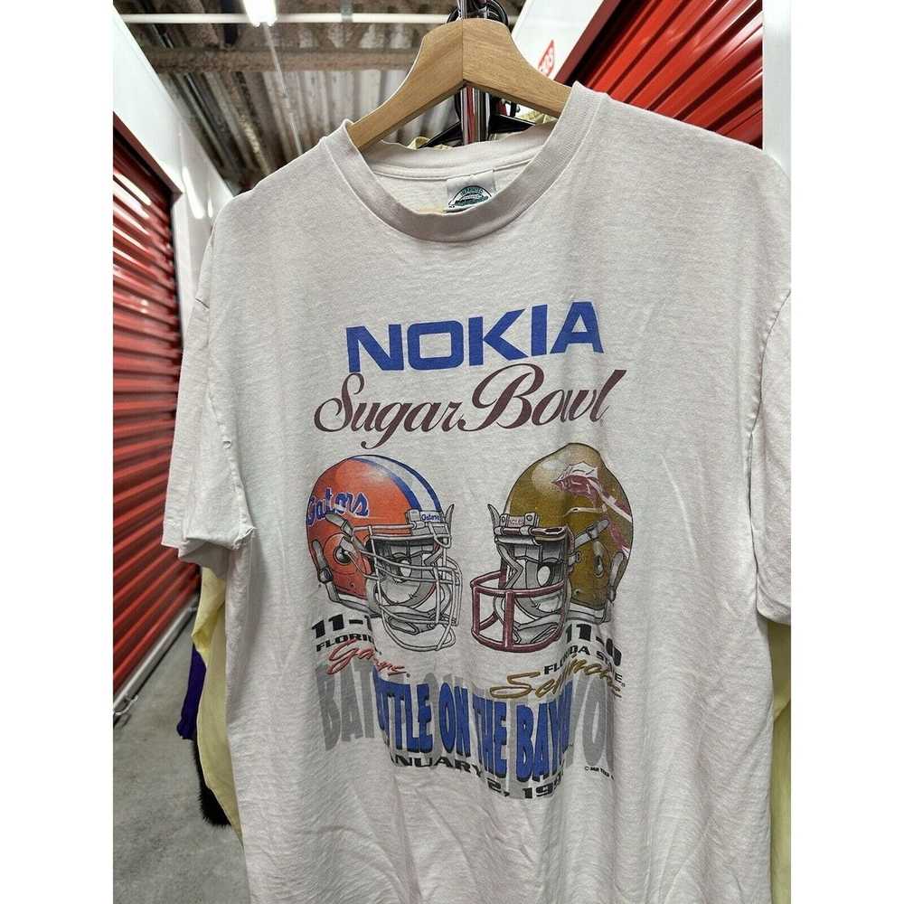 Vintage VTG 1997 Nokia Sugar Bowl Gators VS Semin… - image 2