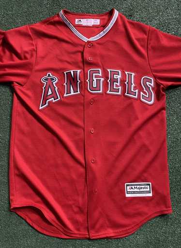 ANGELS DUCKS CROSSOVER BLACK JERSEY #27 MIKE TROUT SIZE M-2XL STITCHED