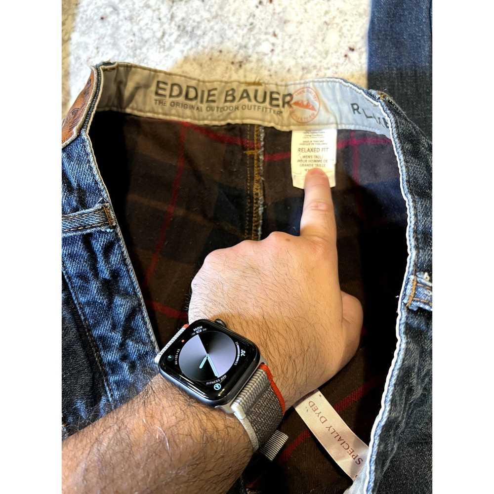 Eddie Bauer Eddie Bauer Flannel Lined Relaxed Fit… - image 5