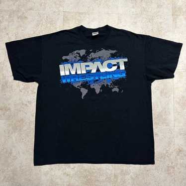 Gildan Y2K Vintage 2000s TNA Impact Wrestling T-s… - image 1