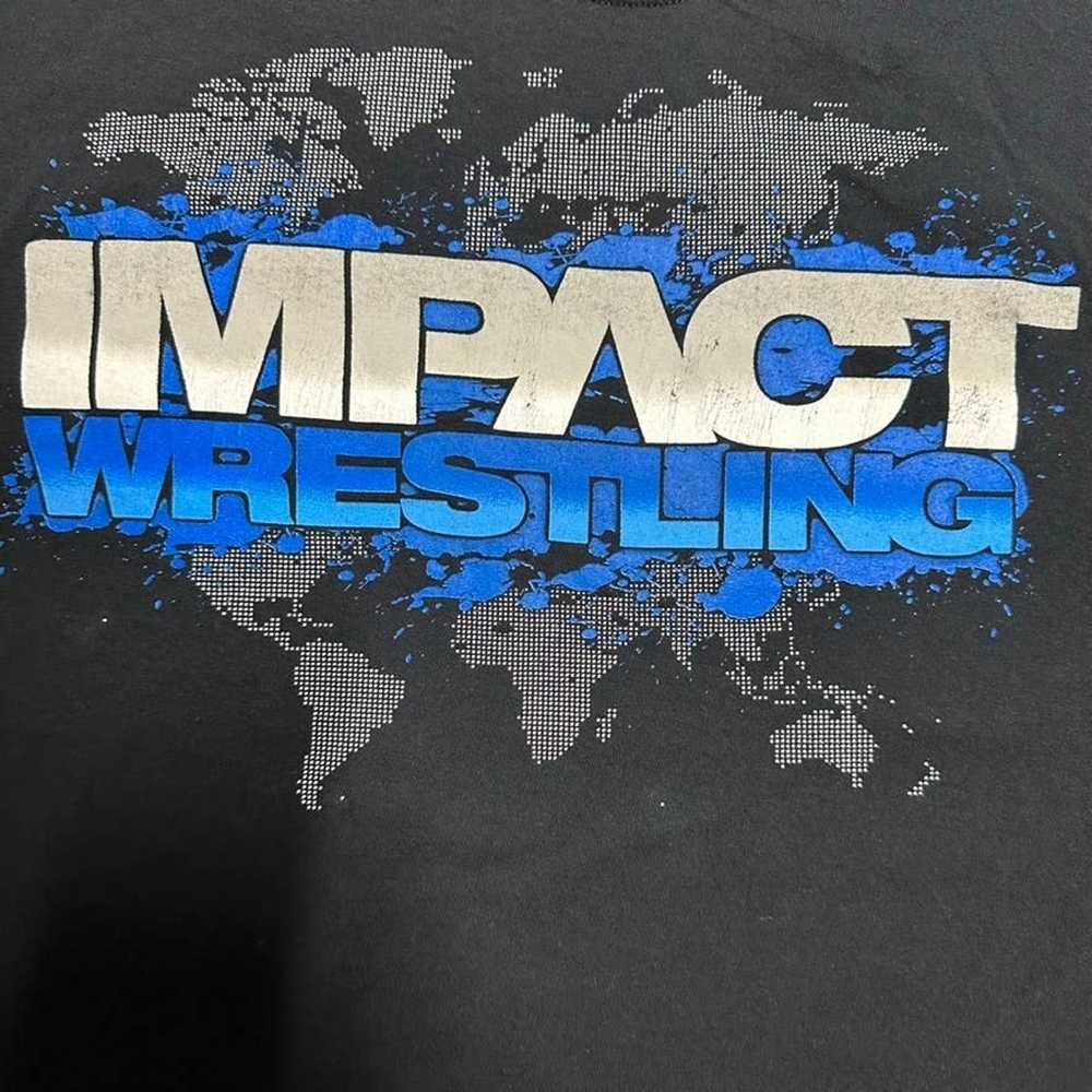 Gildan Y2K Vintage 2000s TNA Impact Wrestling T-s… - image 2