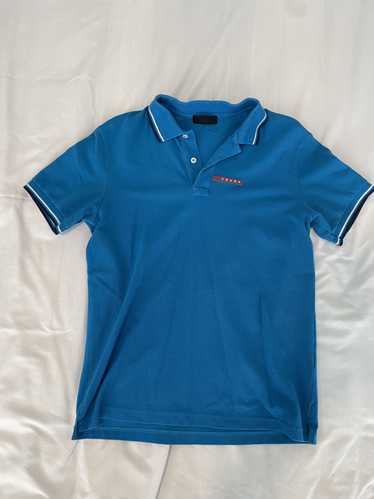 Prada logo-patch long-sleeve polo shirt - Prada Flap Turn Lock Shoulder Bag  Black - Hot Deals