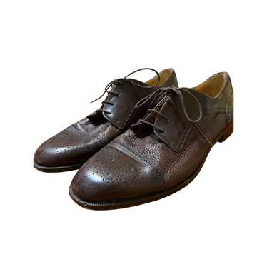 Other Vito Rufolo Wing Tip Cap Toe Shoes Brown Le… - image 1