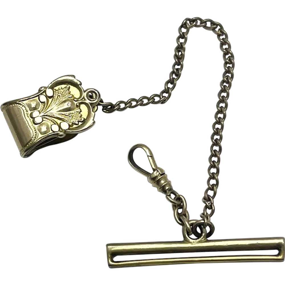 Estate Gold Filled Watch Fob Chain - image 1