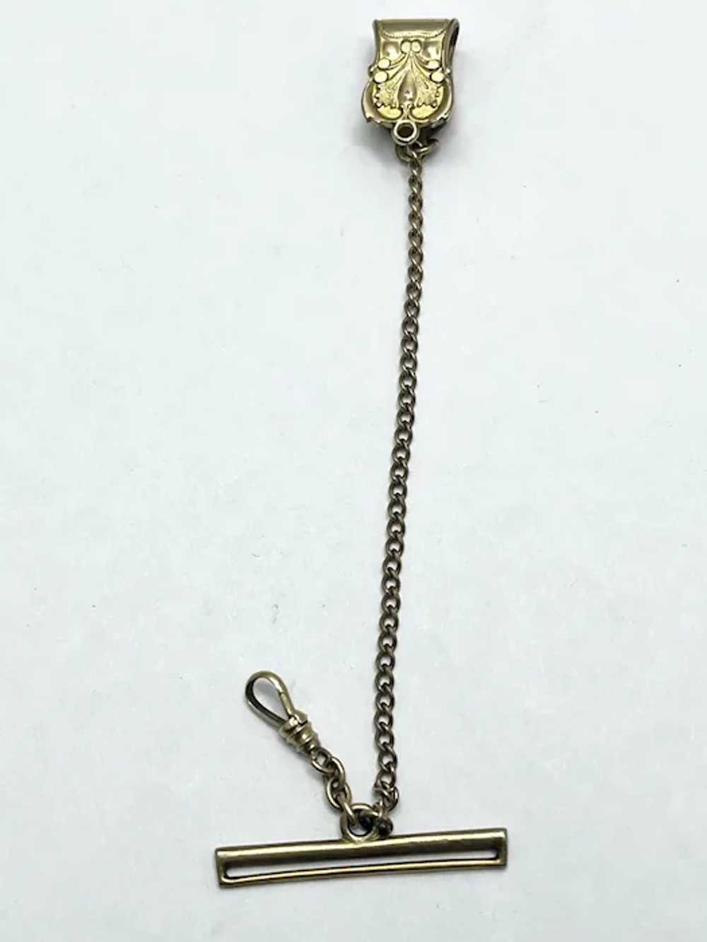 Estate Gold Filled Watch Fob Chain - image 2