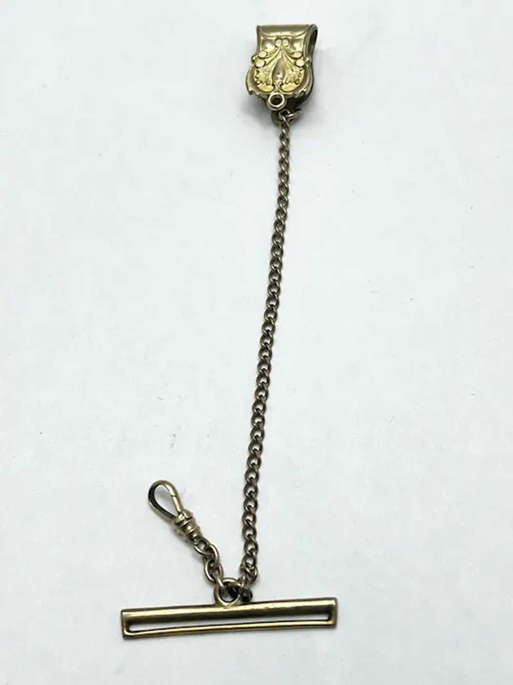 Estate Gold Filled Watch Fob Chain - image 5