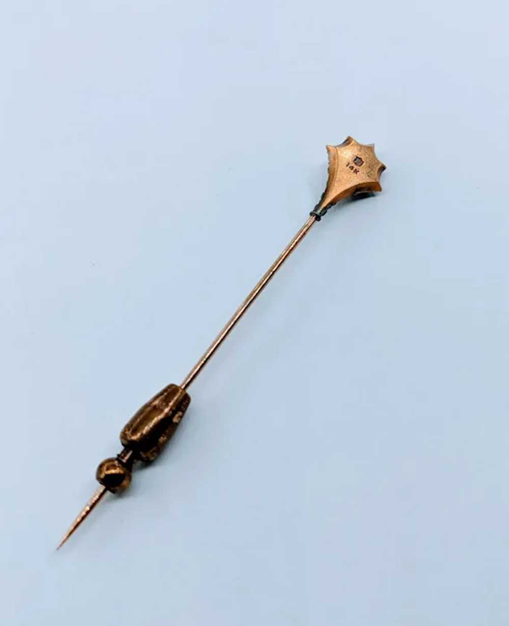 Antique Old European Diamond Stick Pin - image 3