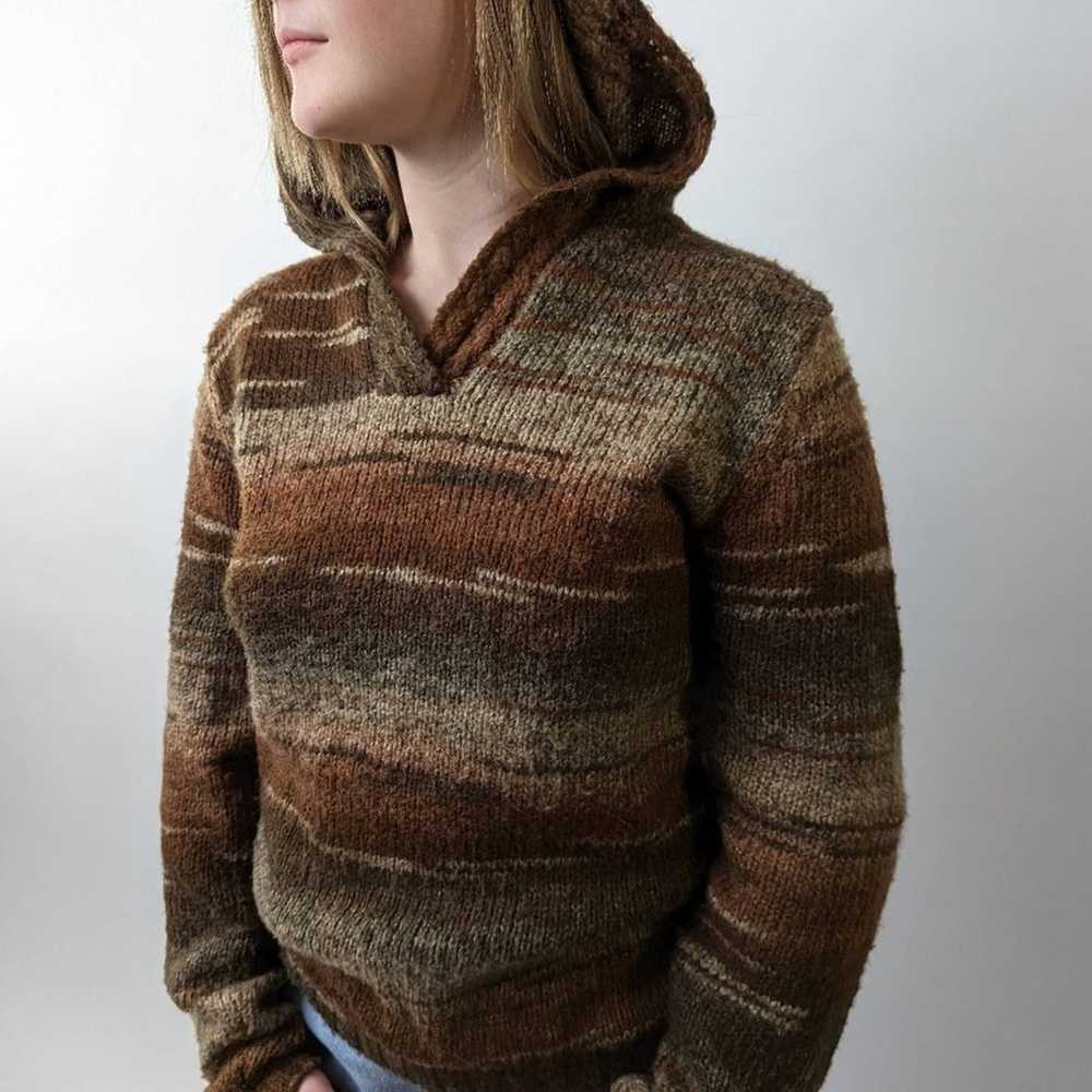 Columbia Columbia Ombre Hooded Wool Pullover Swea… - image 3