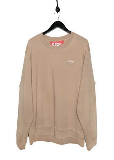 032c 032c Crystal Logo Workshop Beige Sweatshirt