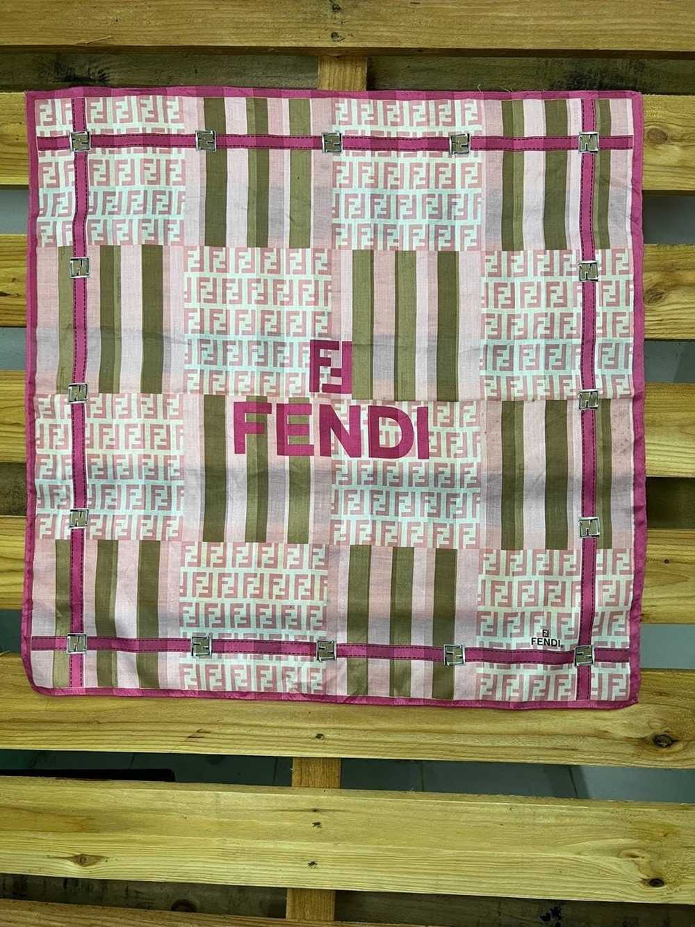Fendi × Luxury × Rare Fendi Monogram Bandana/Neck… - image 1