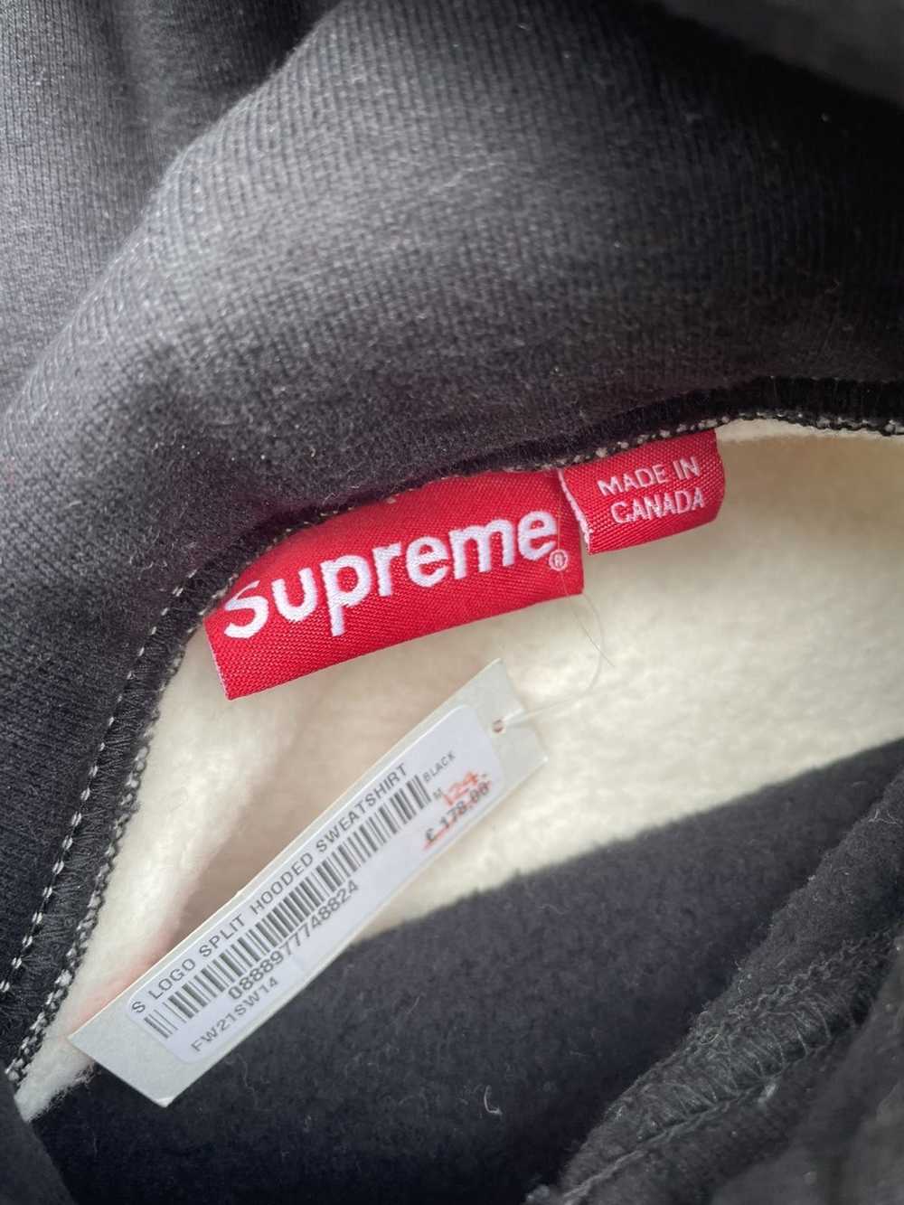 Supreme Supreme S Logo Split Hooded Sweatshirt - image 4