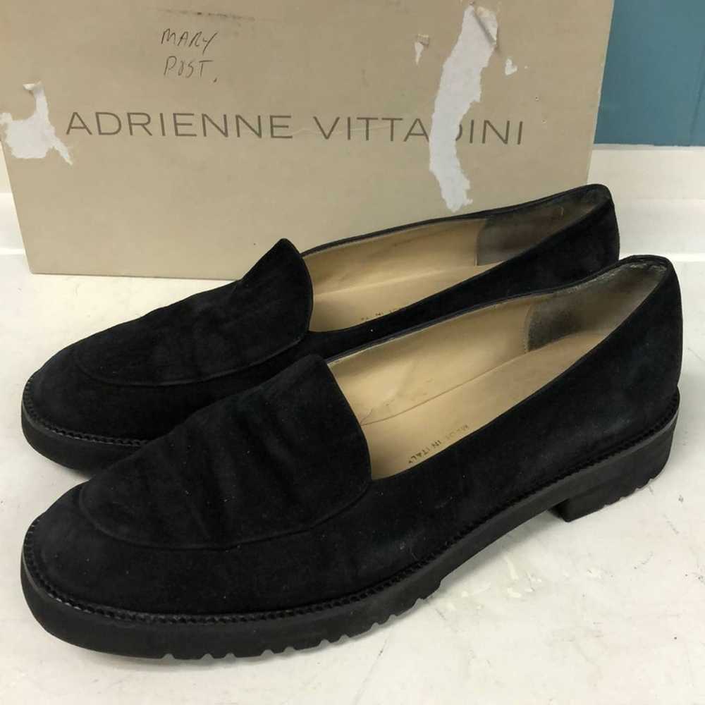Vintage Vtg Adrienne PRODO suede loafers Vibram s… - image 1