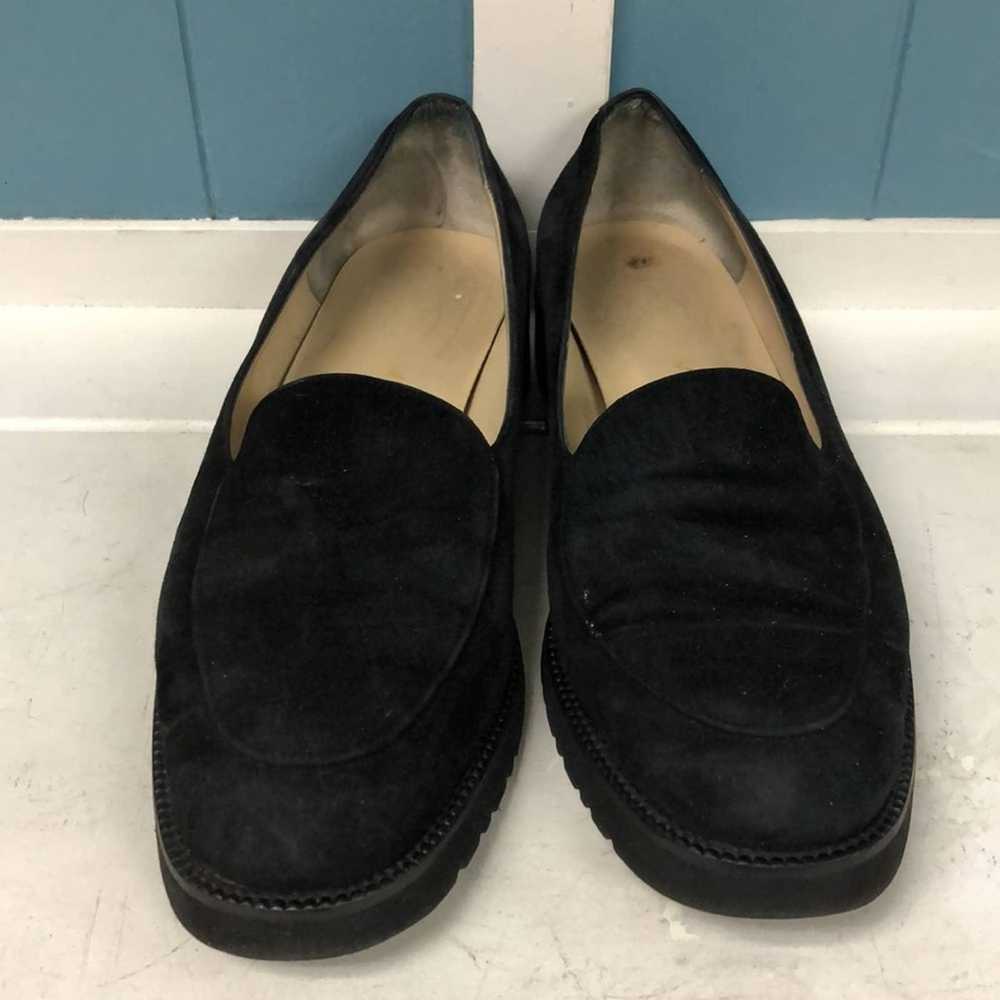 Vintage Vtg Adrienne PRODO suede loafers Vibram s… - image 4