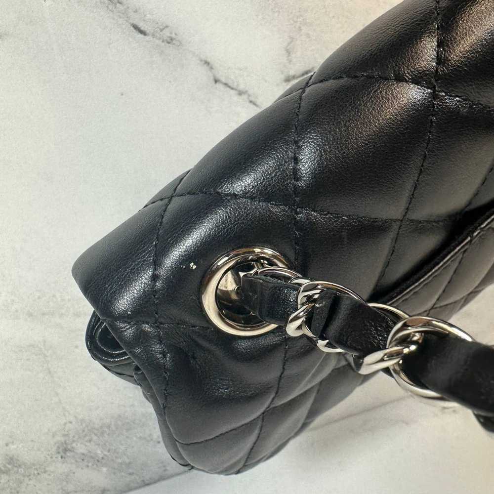 Chanel CHANEL black leather Bumbag Quilted Unifor… - image 11