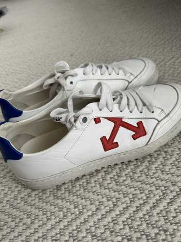 NIB OFF-WHITE C/O VIRGIL ABLOH White Damaged Carryover Sneakers Size 5/35  $555