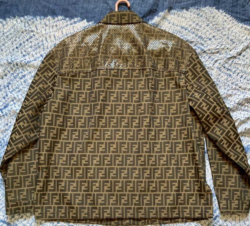 Fendi Rare Vintage Fendi Zucca Sequin Jacket - image 2