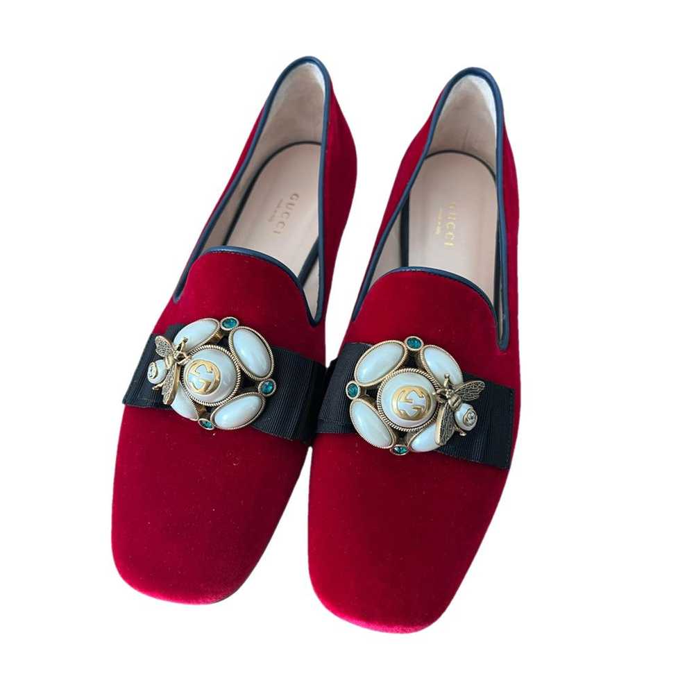 Gucci Velvet flats - image 1