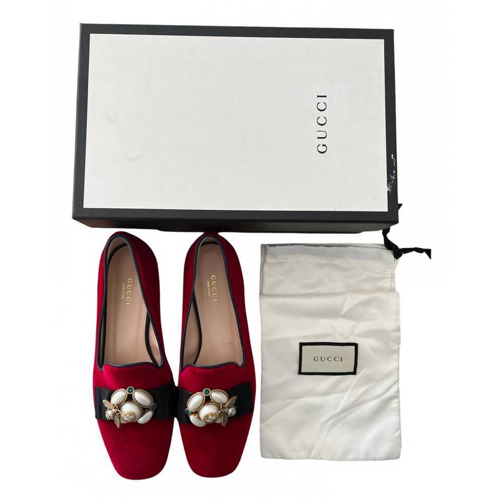 Gucci Velvet flats - image 2