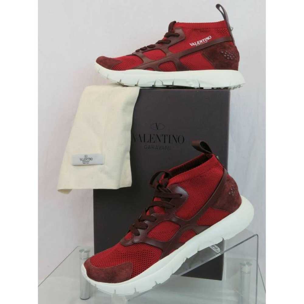 Valentino Garavani Leather high trainers - image 2