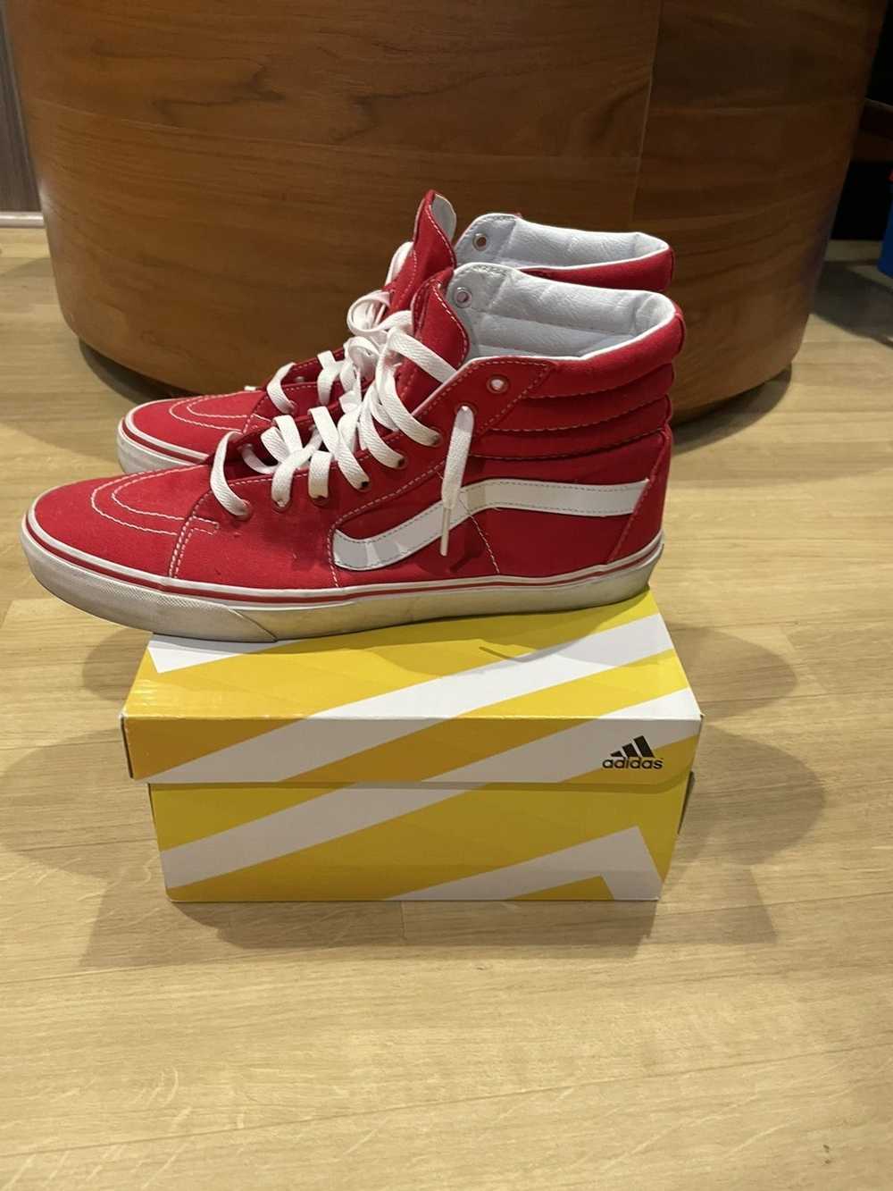 Vans Vans Sk8 high red og size 13 - image 5